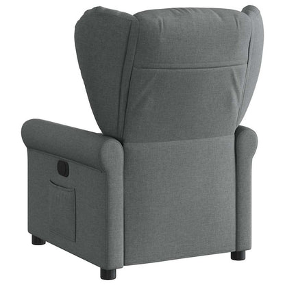 Poltrona Reclinabile in Tessuto Grigio Scuro | homemem39