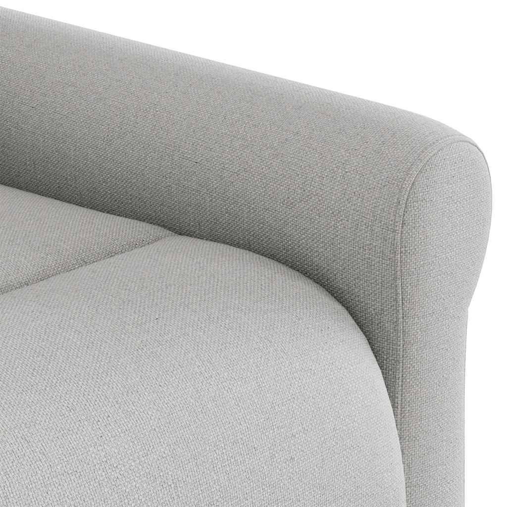 Poltrona Reclinabile in Tessuto Grigio Nuvola | homemem39