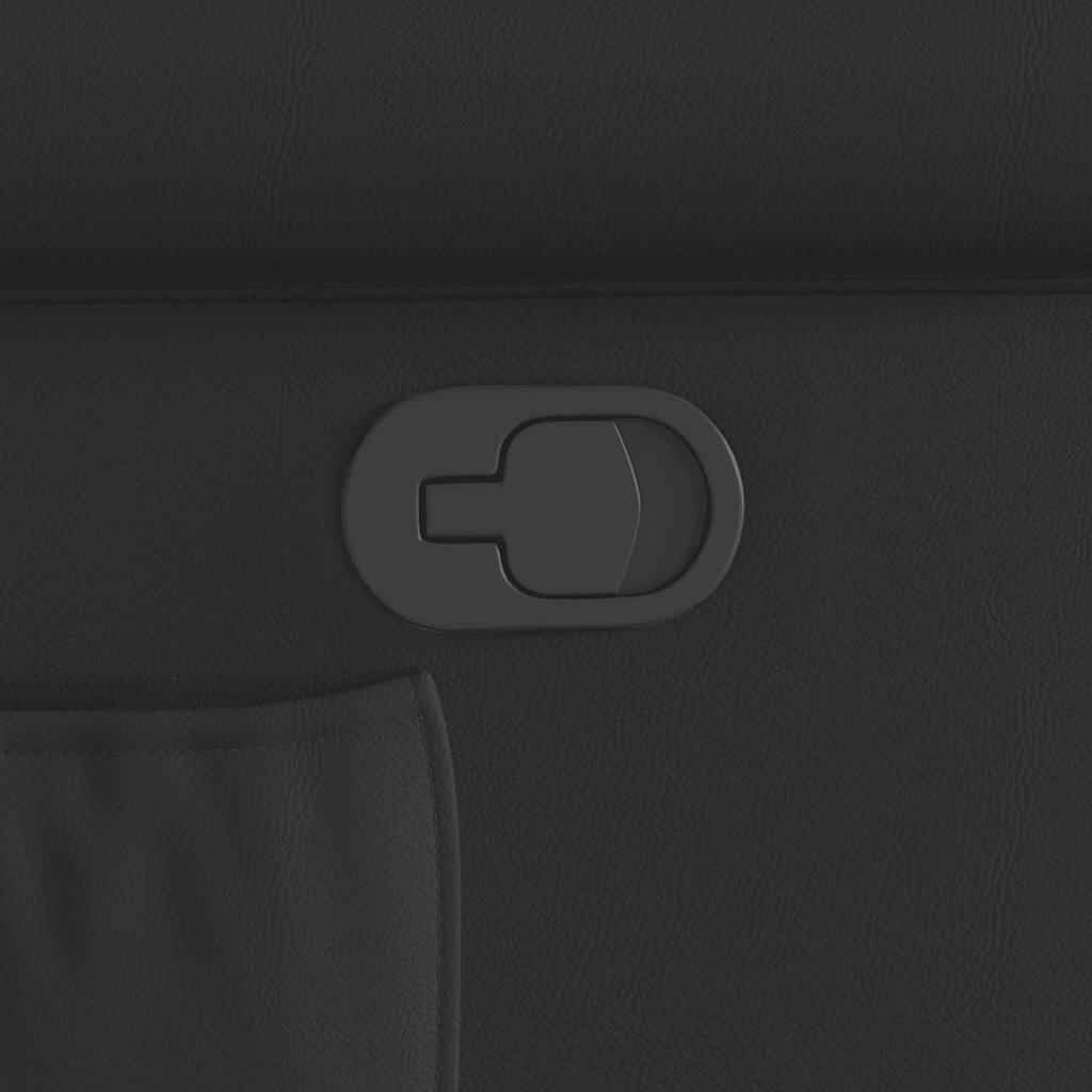 Poltrona Reclinabile Marrone lucido Similpelle - homemem39