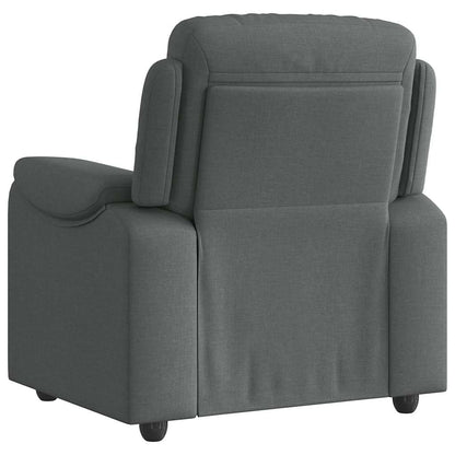 Poltrona Reclinabile in Tessuto Grigio Scuro | homemem39