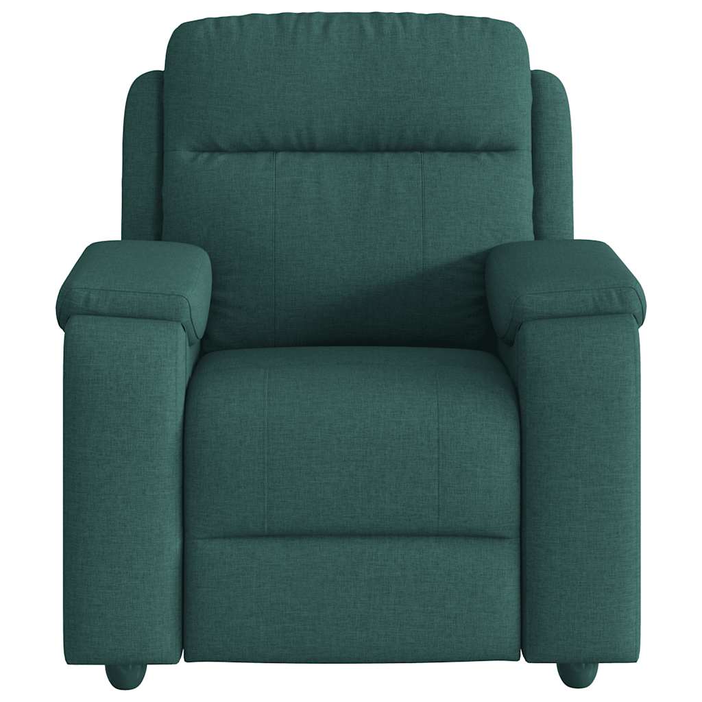 Poltrona Reclinabile in Tessuto Verde Scuro | homemem39
