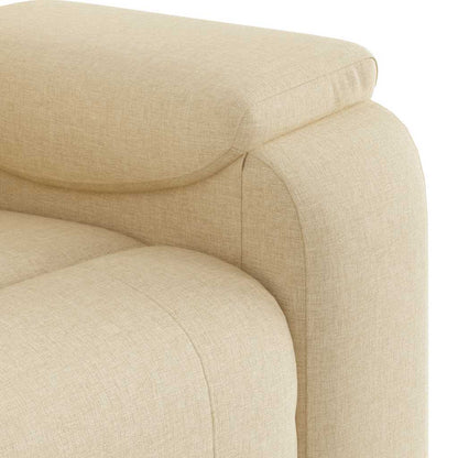 Poltrona Reclinabile in Tessuto Crema | homemem39
