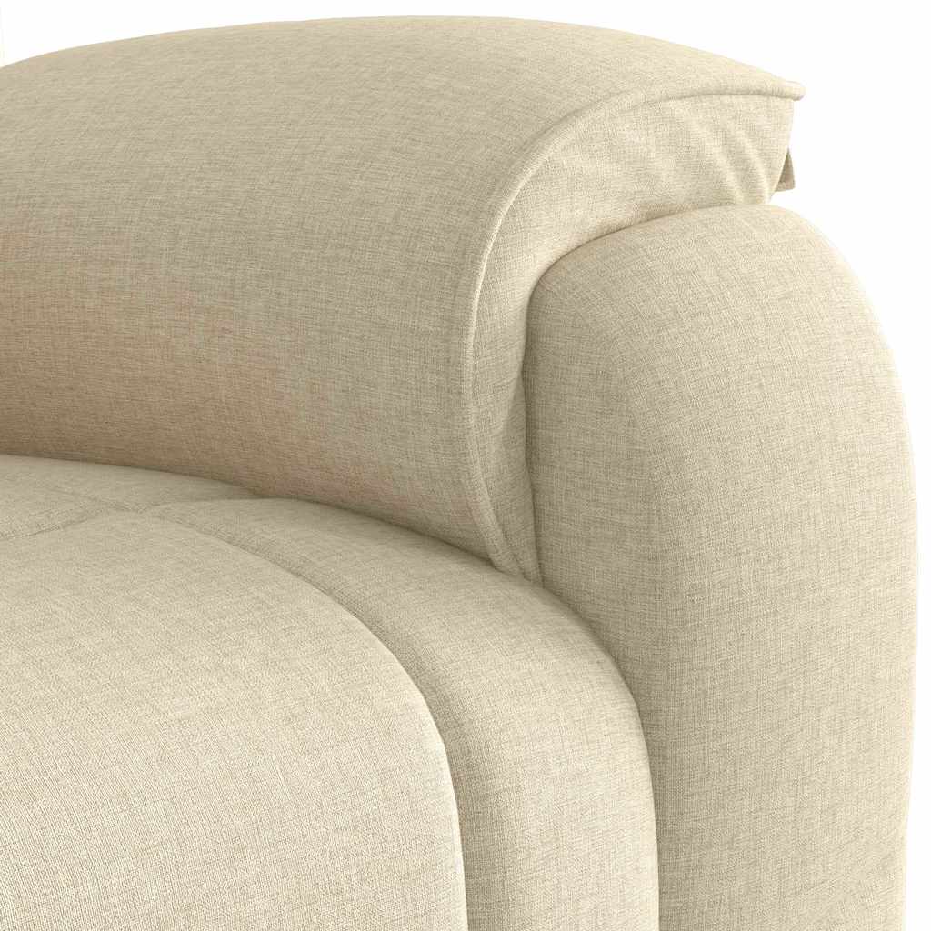 Poltrona Reclinabile in Tessuto Crema | homemem39
