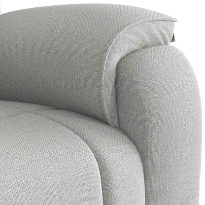 Poltrona Reclinabile in Tessuto Grigio Nuvola | homemem39