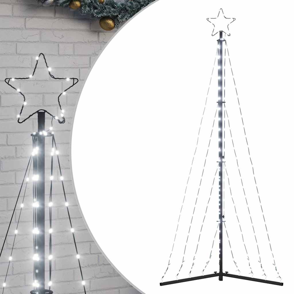 Albero di Natale a LED 339 LED Bianco Freddo 182 cm - homemem39