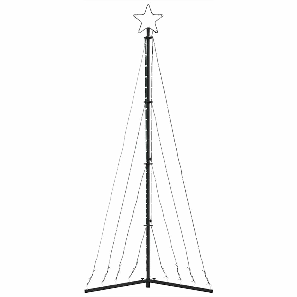 Albero di Natale a LED 339 LED Bianco Freddo 182 cm - homemem39