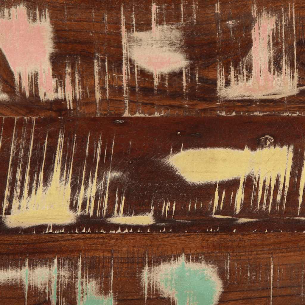 Tavolino Salotto Multicolore 90x50x36cm Legno Massello Recupero | homemem39