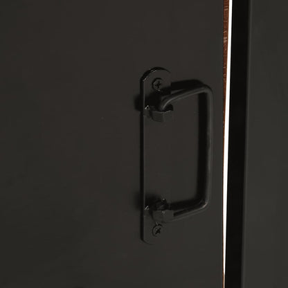 Comodino Multicolore 40x30x51 cm in Legno Massello Recupero - homemem39