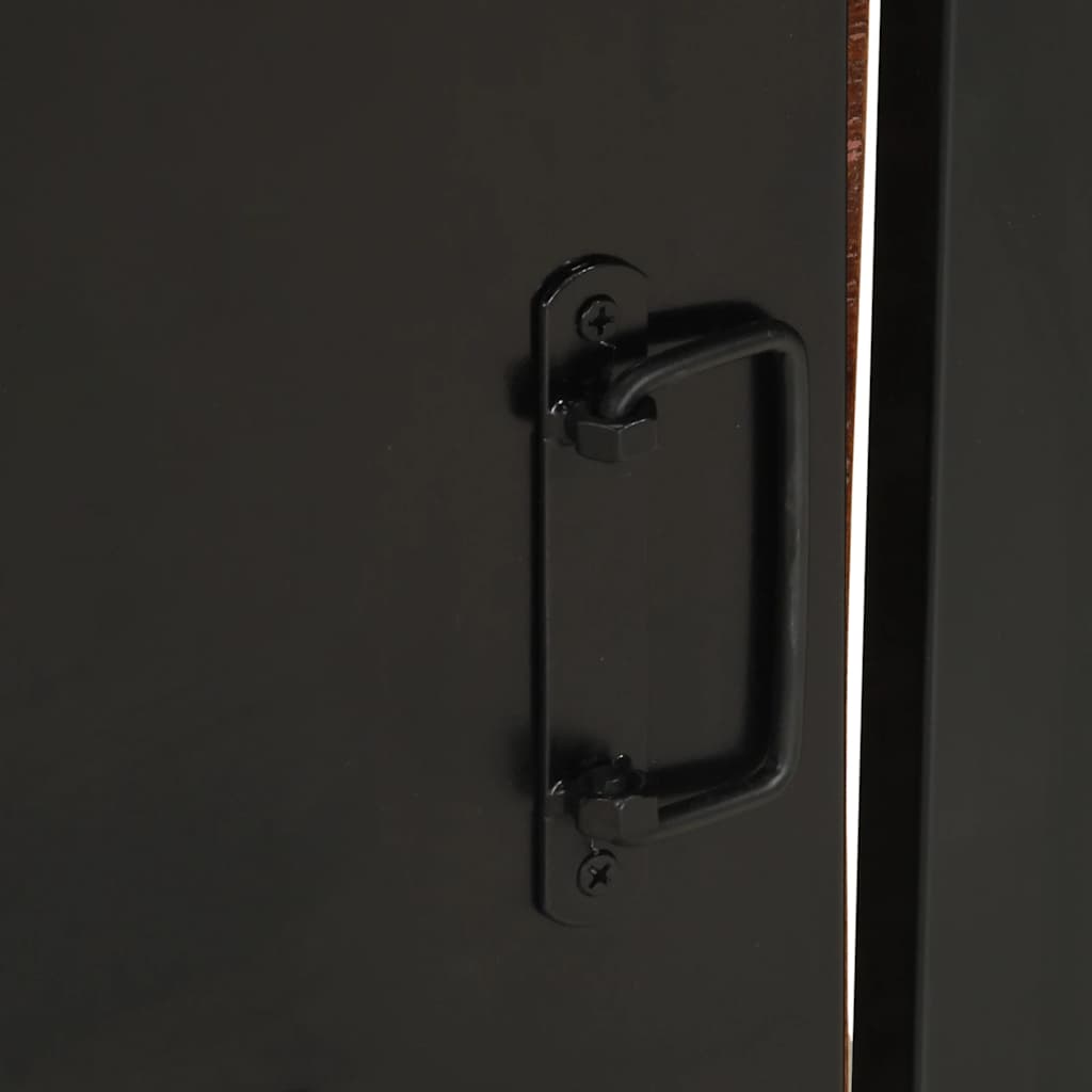 Comodini 2 pz Multicolore in Legno Massello di Mango Grezzo - homemem39