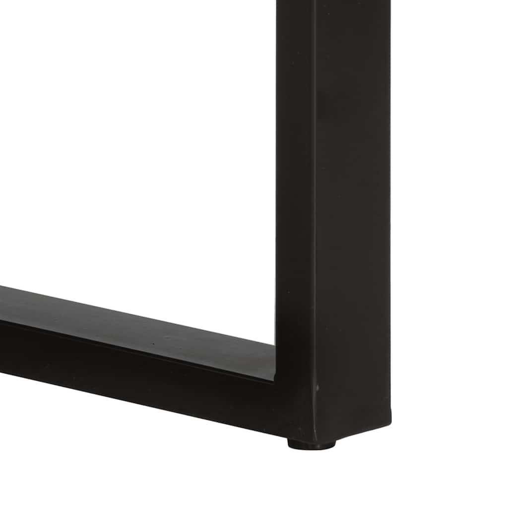 Tavolo Consolle 90x35x75 cm in Legno Massello di Mango Grezzo | homemem39