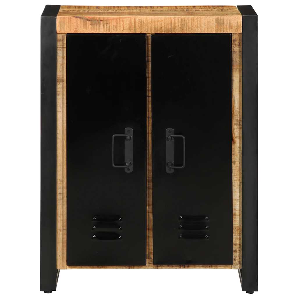 Credenza 55x35x70 cm in Legno Massello di Mango Grezzo - homemem39