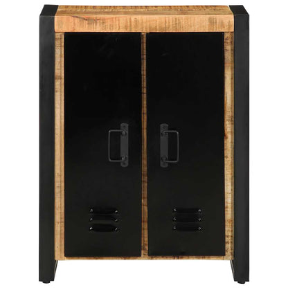 Credenza 55x35x70 cm in Legno Massello di Mango Grezzo - homemem39
