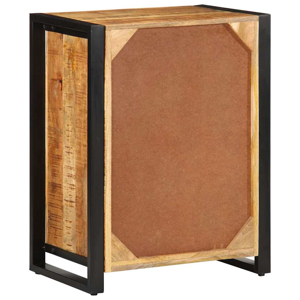 Credenza 55x35x70 cm in Legno Massello di Mango Grezzo - homemem39