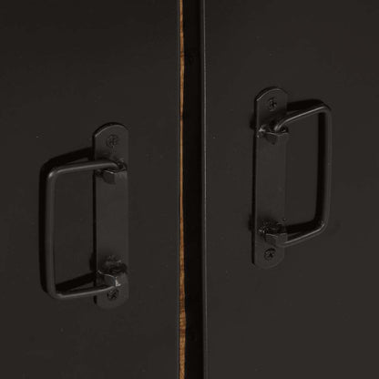 Credenza 55x35x70 cm in Legno Massello di Mango Grezzo - homemem39