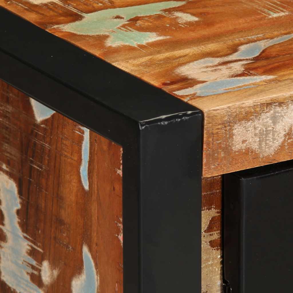 Credenza Multicolore 55x35x70 cm in Legno Massello Recupero - homemem39