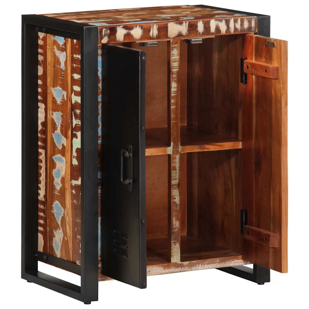 Credenza Multicolore 55x35x70 cm in Legno Massello Recupero - homemem39