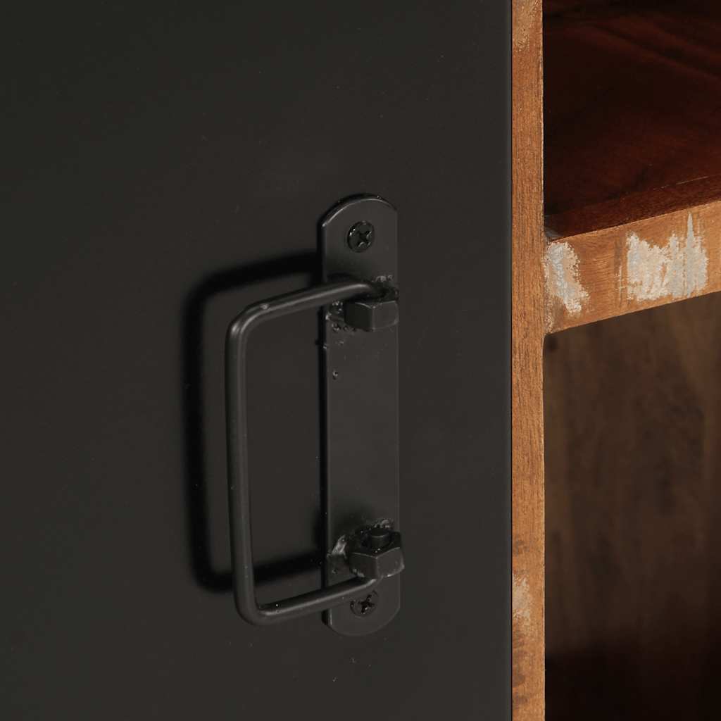 Credenza Multicolore 55x35x70 cm in Legno Massello Recupero - homemem39