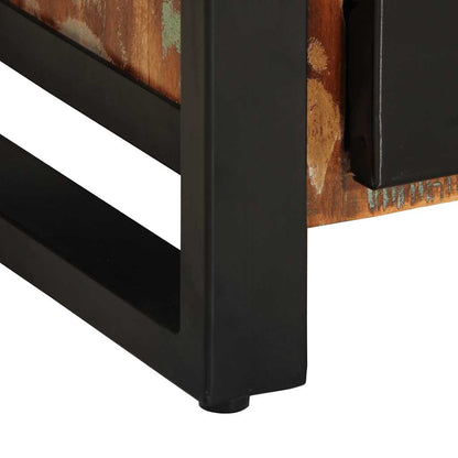 Credenza Multicolore 55x35x70 cm in Legno Massello Recupero - homemem39