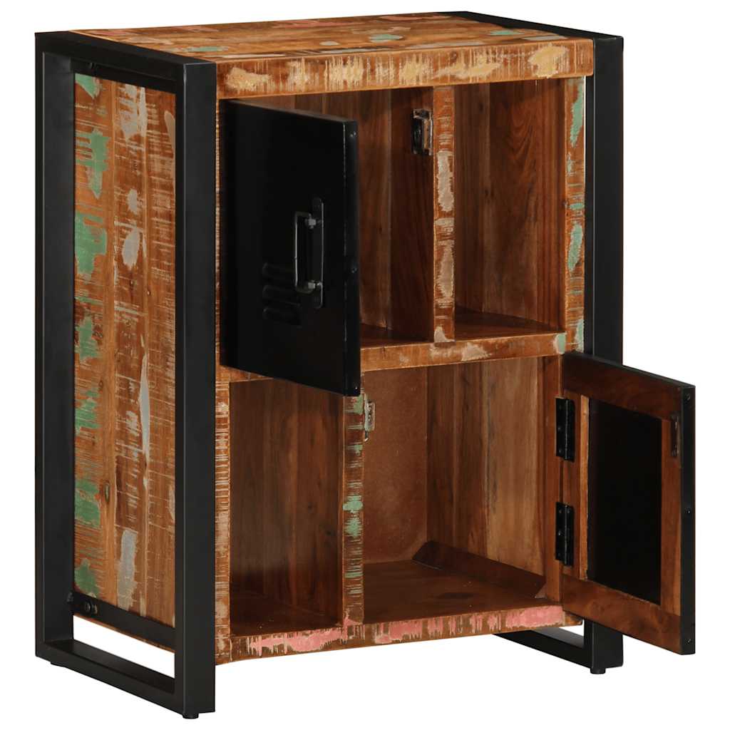 Credenza Multicolore 55x35x70 cm in Legno Massello Recupero - homemem39