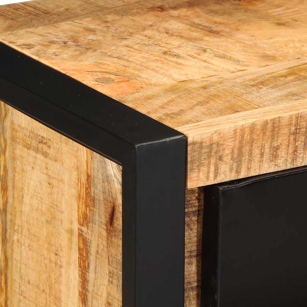 Cassettiera 50x35x70 cm in Legno Massello di Mango Grezzo | homemem39