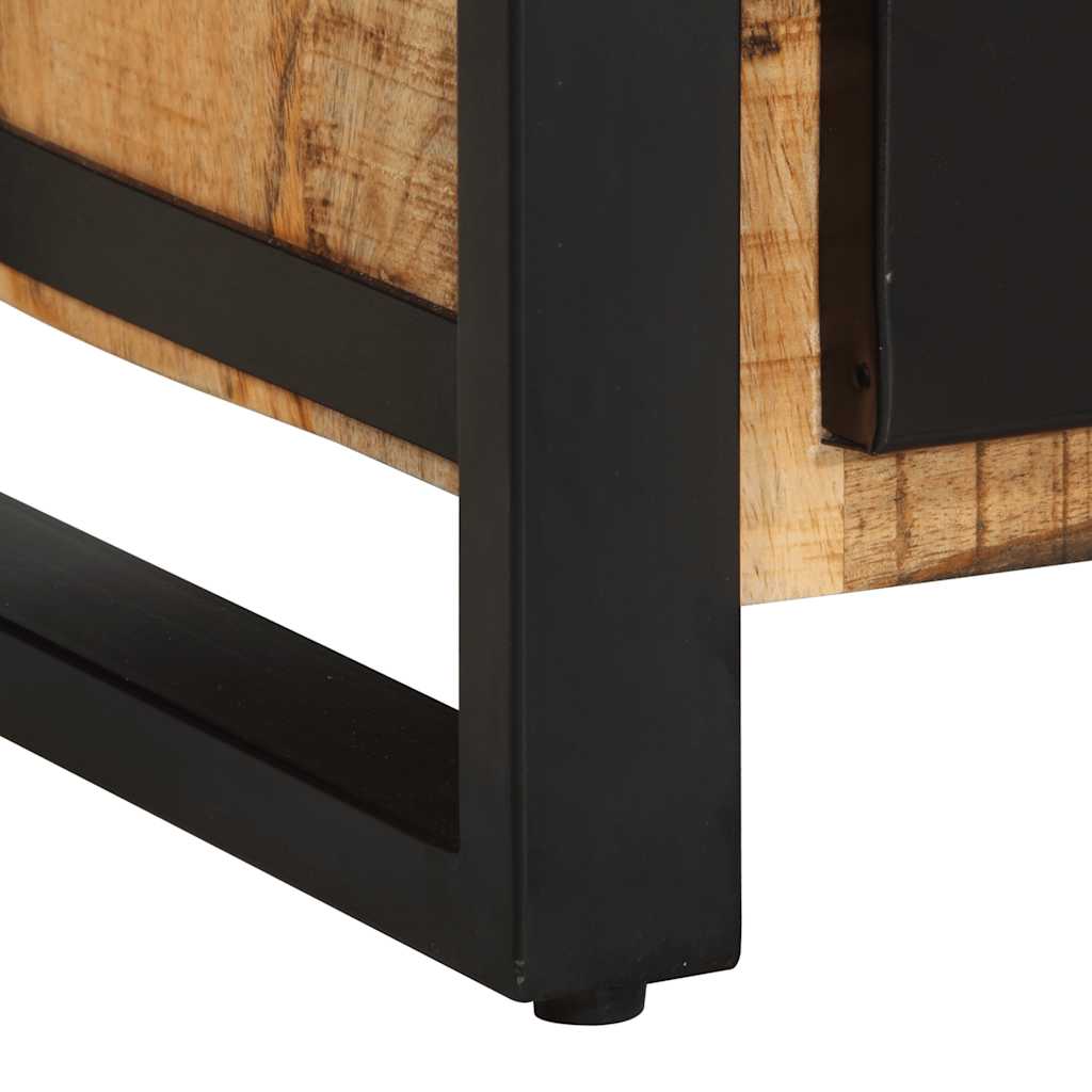 Cassettiera 50x35x70 cm in Legno Massello di Mango Grezzo | homemem39
