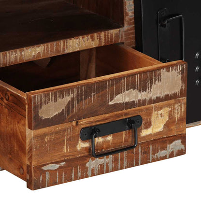 Mobile Porta TV 100x30x40 cm in Legno Massello di Recupero - homemem39