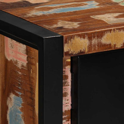 Mobile Porta TV 80x30x35 cm in Legno Massello di Recupero - homemem39