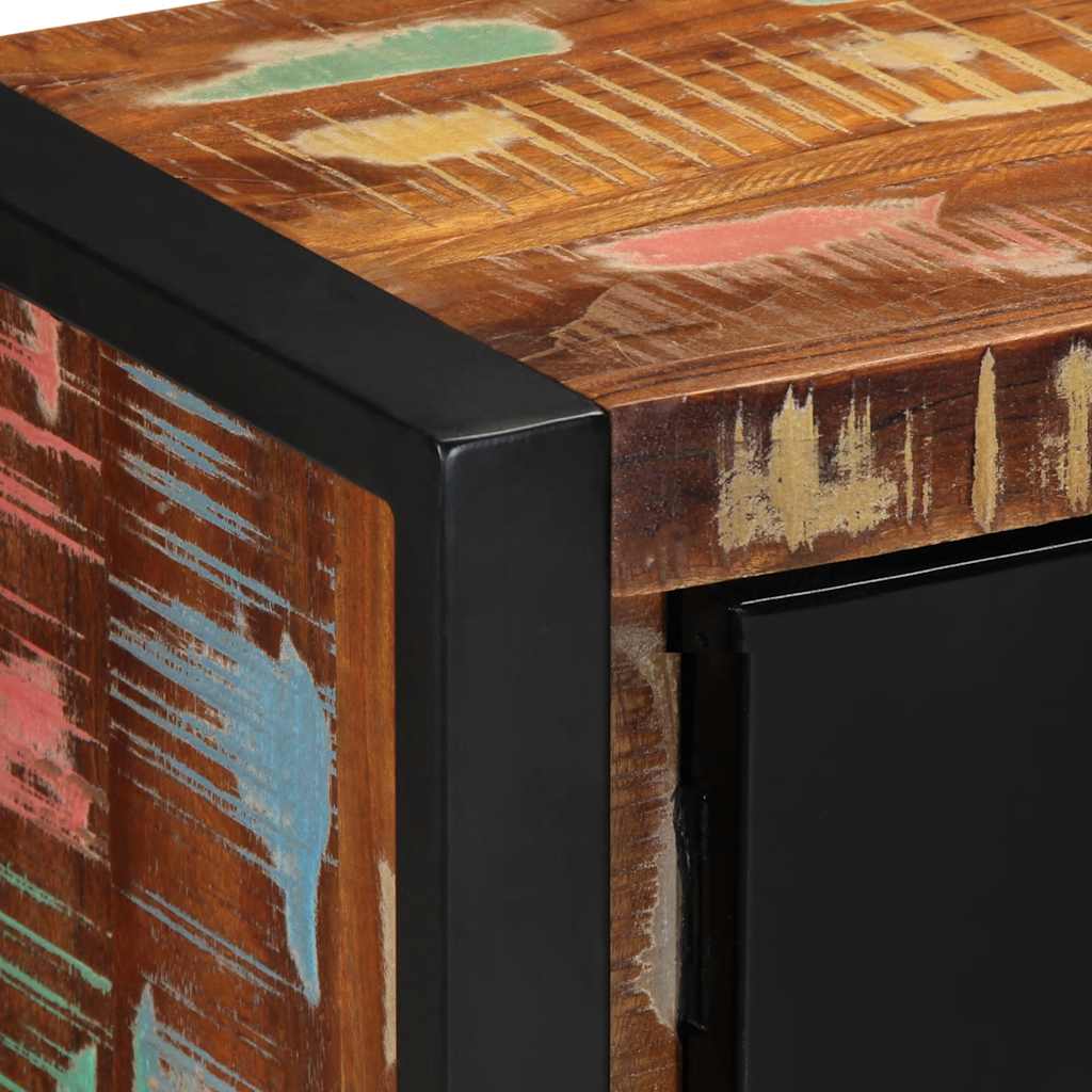 Mobile Porta TV 80x30x35 cm in Legno Massello di Recupero - homemem39