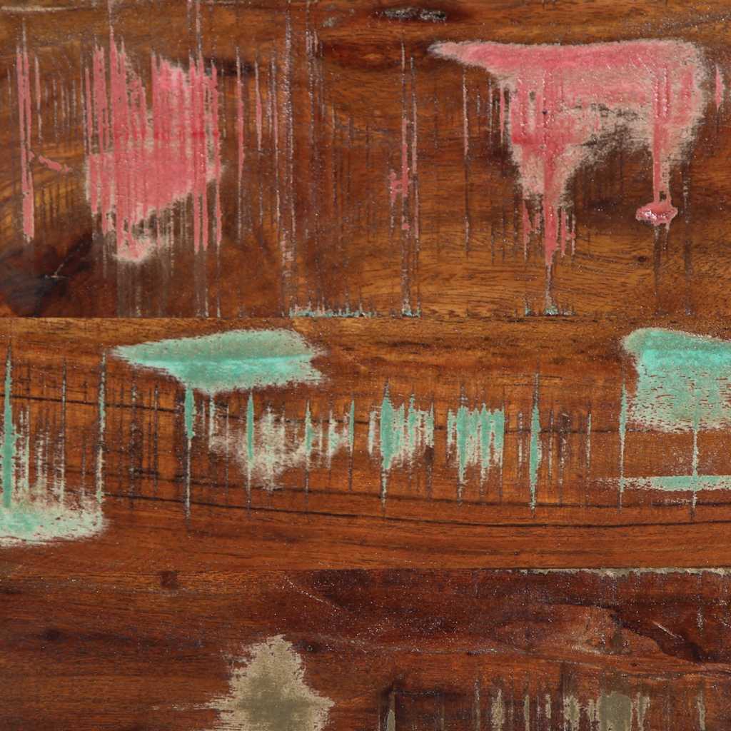 Mobile Porta TV 80x30x35 cm in Legno Massello di Recupero - homemem39