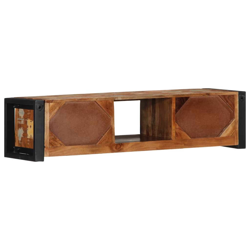 Mobile Porta TV 100x30x25 cm in Legno Massello di Recupero - homemem39