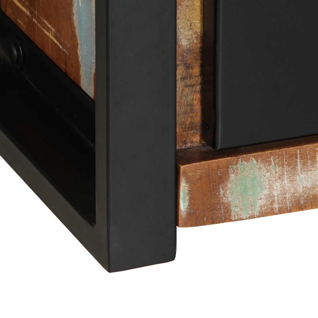 Mobile Porta TV 100x30x25 cm in Legno Massello di Recupero - homemem39