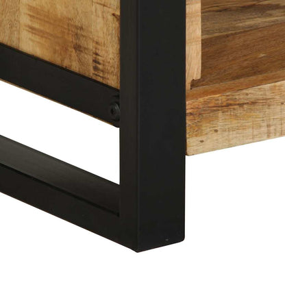 Armadio da Notte Marrone Legno massello di mango | homemem39