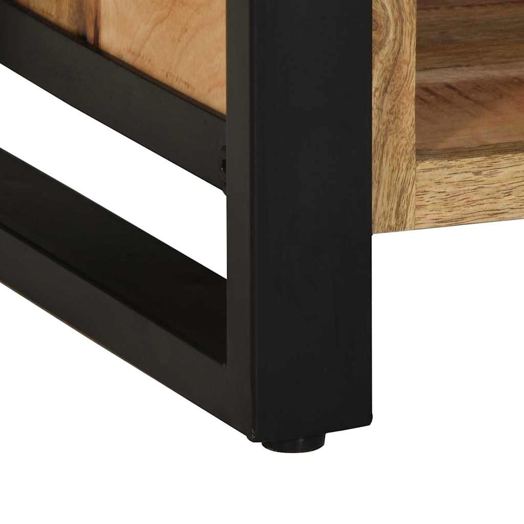 Panca per scarpe Marrone Legno massello di mango