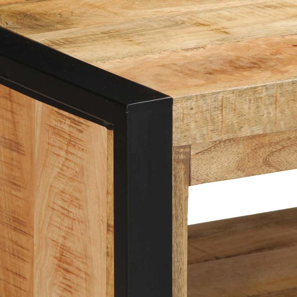 Panca per scarpe Marrone Legno massello di mango