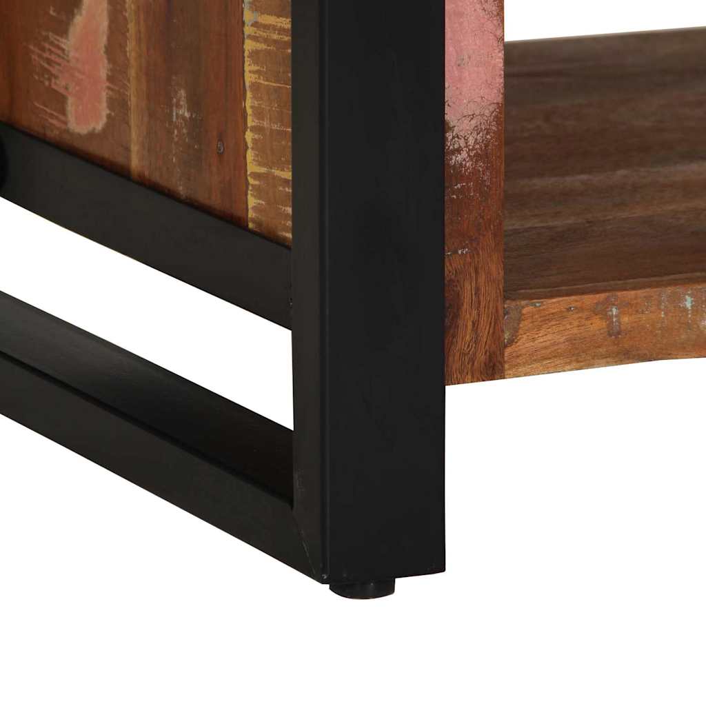 Panca per scarpe Multicolore Legno massello di recupero