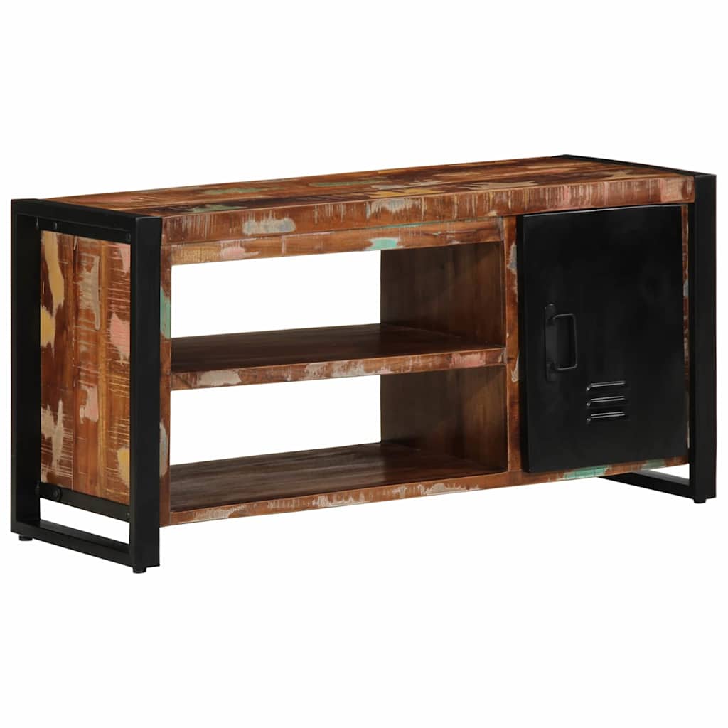 Panca per scarpe Multicolore Legno massello di recupero