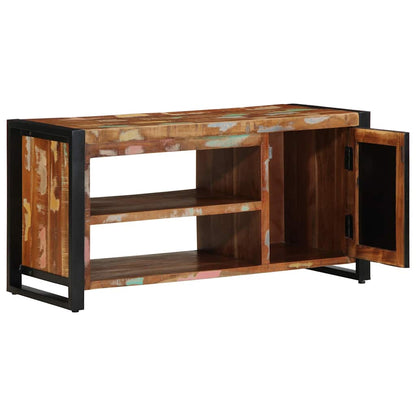 Panca per scarpe Multicolore Legno massello di recupero