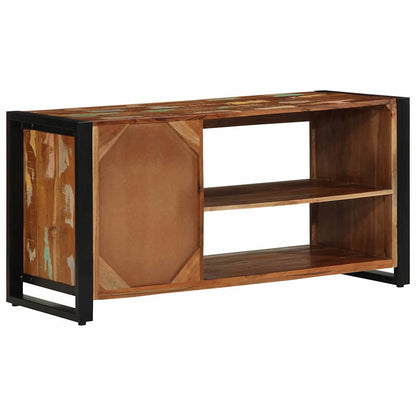 Panca per scarpe Multicolore Legno massello di recupero