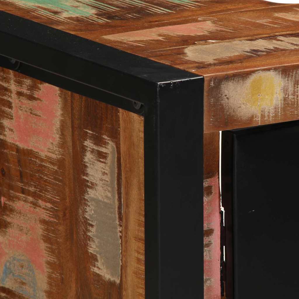 Mobile da Bagno con porta Marrone Legno Recuperato Massello | homemem39