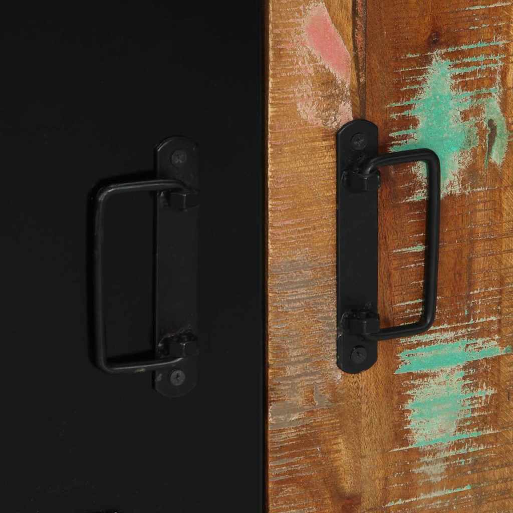 Mobile da Bagno con porta Marrone Legno Recuperato Massello | homemem39