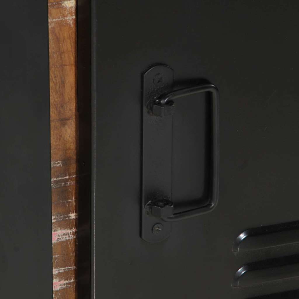Mobile da Bagno con porta Marrone Legno Recuperato Massello