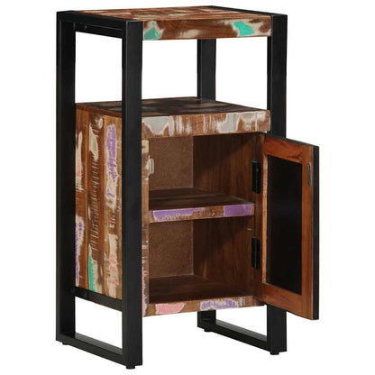 Mobile da Bagno con porta Marrone Legno Recuperato Massello | homemem39