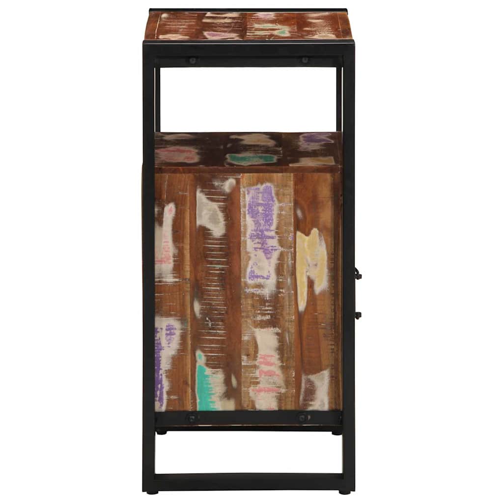 Mobile da Bagno con porta Marrone Legno Recuperato Massello