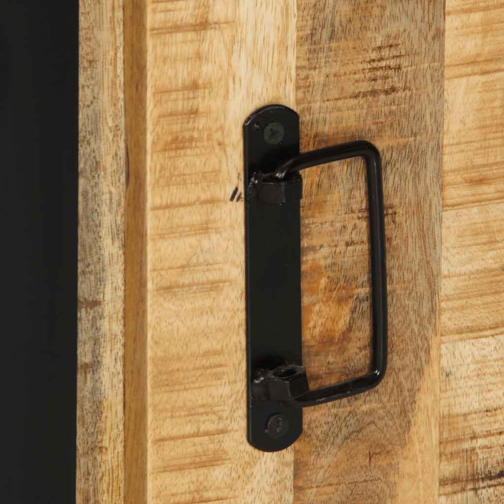 Mobiletto da Bagno 40x30x90 cm Legno Massello Mango Grezzo | homemem39