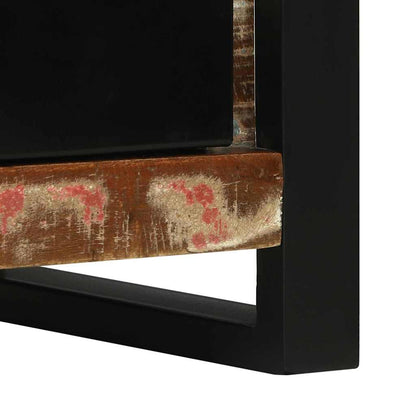Mobile da Bagno con porta Marrone Legno Recuperato Massello