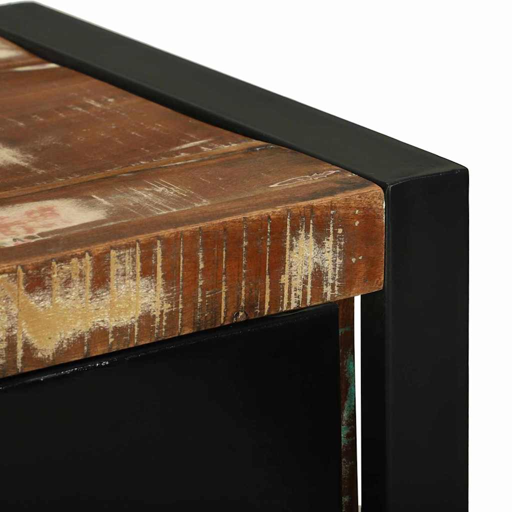 Mobile da Bagno con porta Marrone Legno Recuperato Massello | homemem39