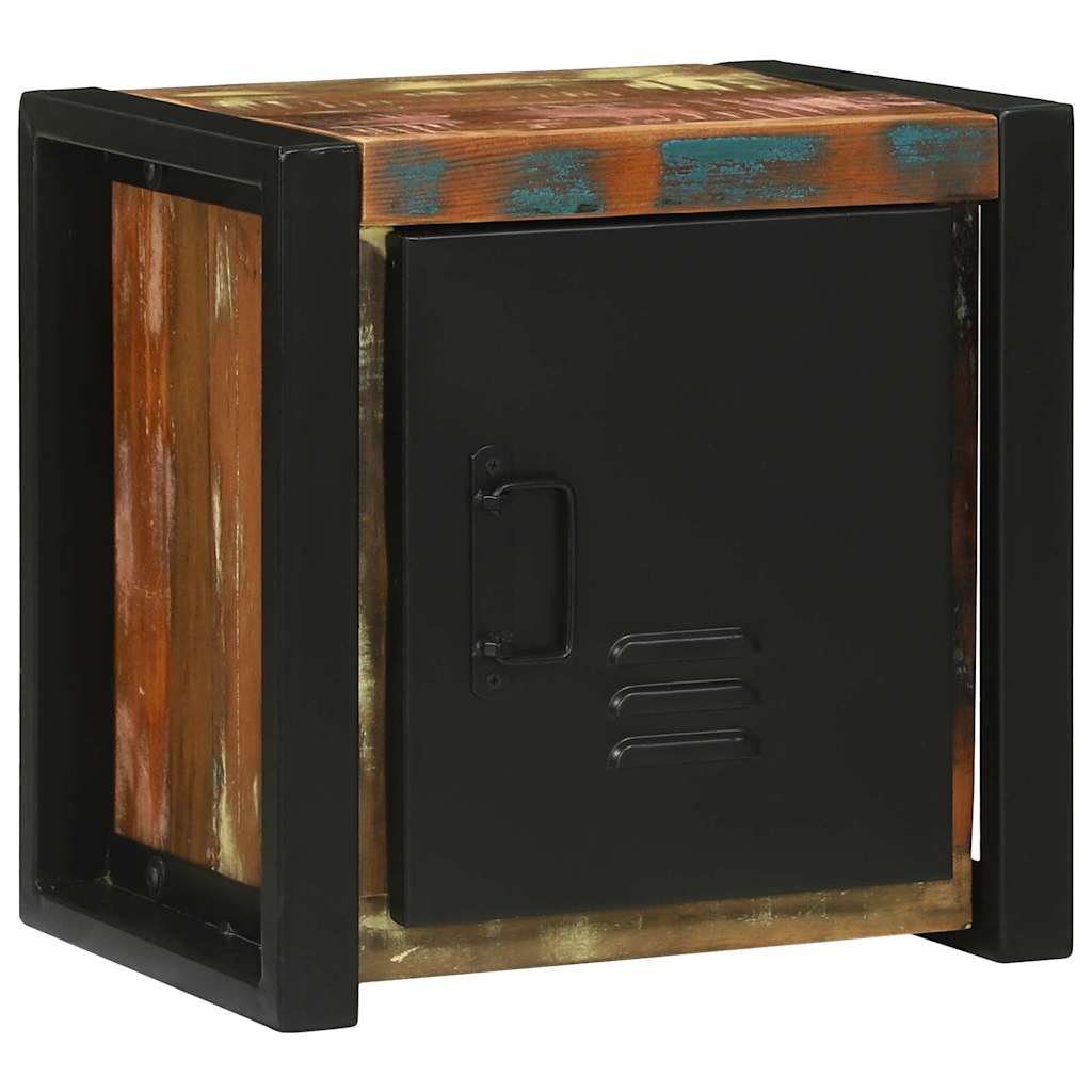 Mobile da Bagno con porta Marrone Legno Recuperato Massello | homemem39