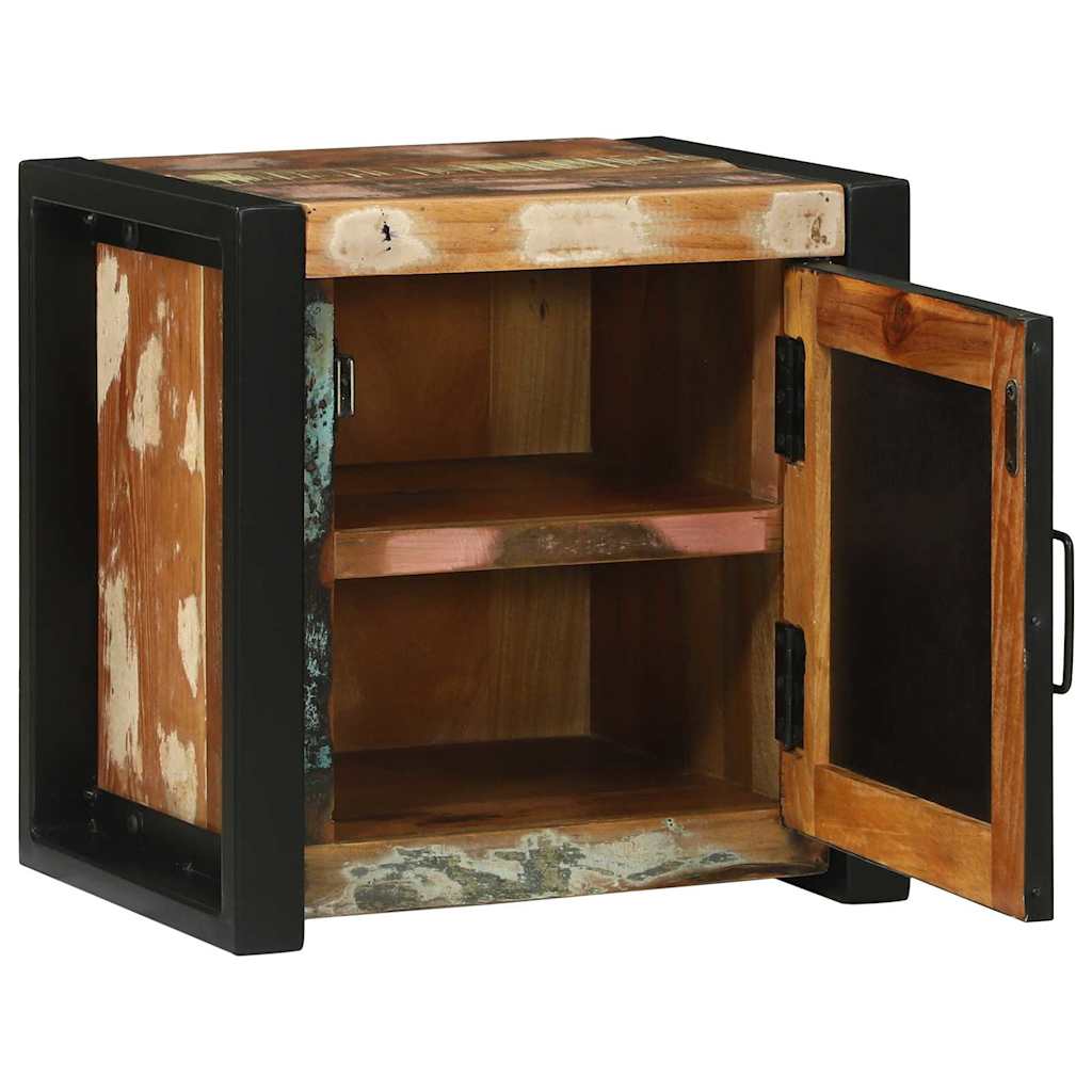 Mobile da Bagno con porta Marrone Legno Recuperato Massello | homemem39