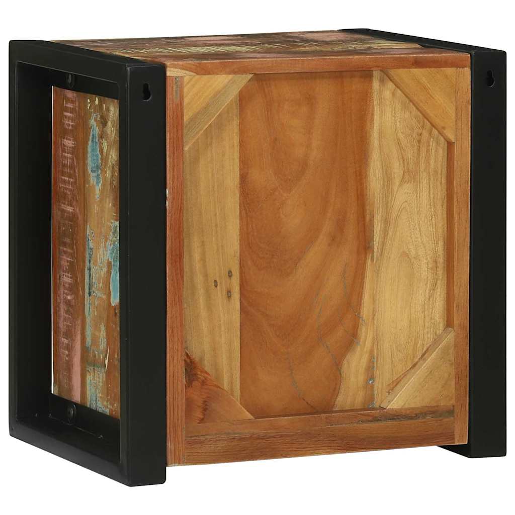 Mobile da Bagno con porta Marrone Legno Recuperato Massello | homemem39