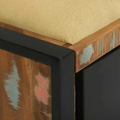 Armadio Panchina Multicolore Legno massello di recupero